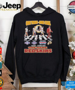 Original Washington Redskins One Team One Goal 1932 Forever One Name shirt, classic design honoring team history and legacy, perfect for dedicated fans and collectors.