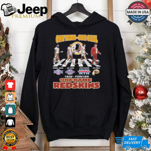 Original Washington Redskins One Team One Goal 1932 Forever One Name Shirt
