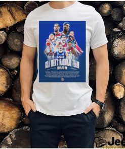 Original the Paris Player Pool USA Men’s National Team Members Name Lists T Shirt