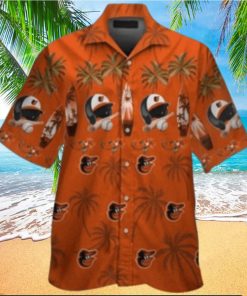 Orioles Beach Vibes Baseball Equipment Aloha Shirt