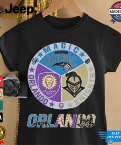 Orlando Magic UCF Knights City Logo 2024 Shirt