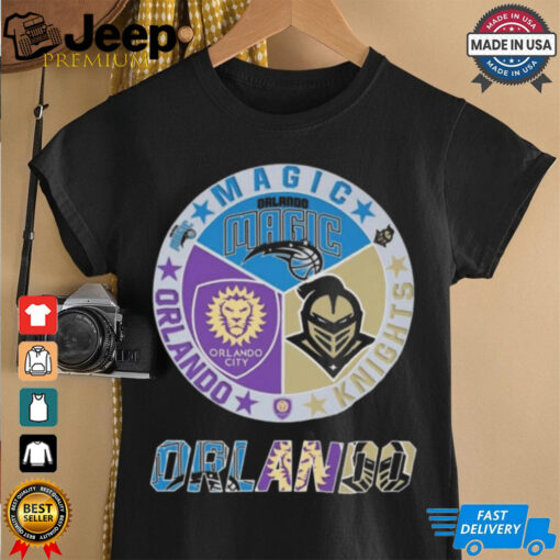 Orlando Magic UCF Knights City Logo 2024 Shirt