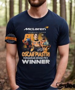 Oscar Piastri Hungarian Grand Prix Winner T Shirt