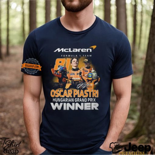 Oscar Piastri Hungarian Grand Prix Winner T Shirt