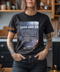 Osha And Pip Character In Star Wars The Acolyte Now Streaming On Disney Two Sides Unisex T Shirt