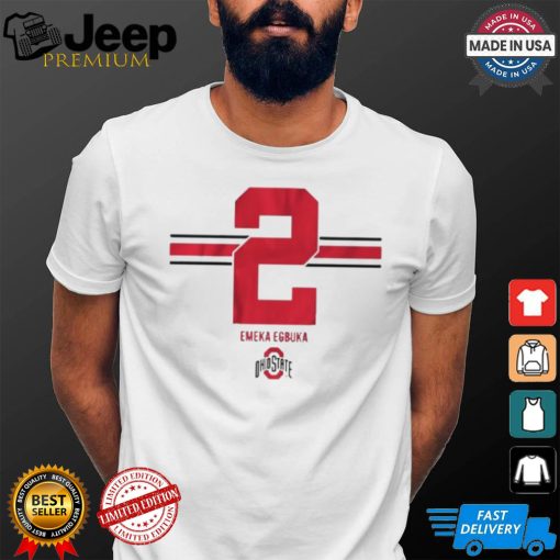 Osu Football Emeka Egbuka 2 Stripe T shirt