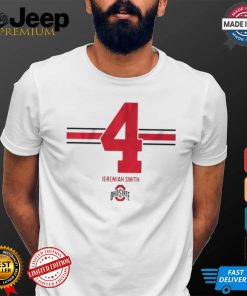 Osu Football Jeremiah Smith 4 Stripe T shirt