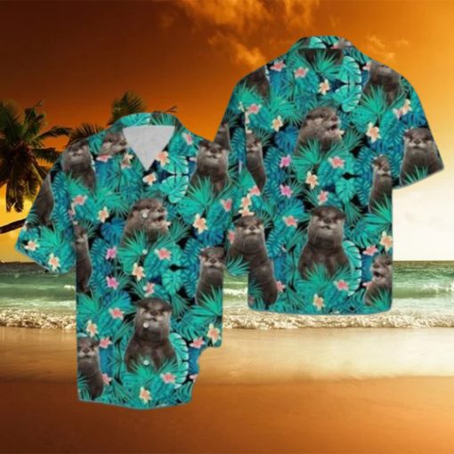 Otter Tropical Hawaiian Shirt