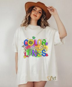 Outside The Lines Autism Shirt