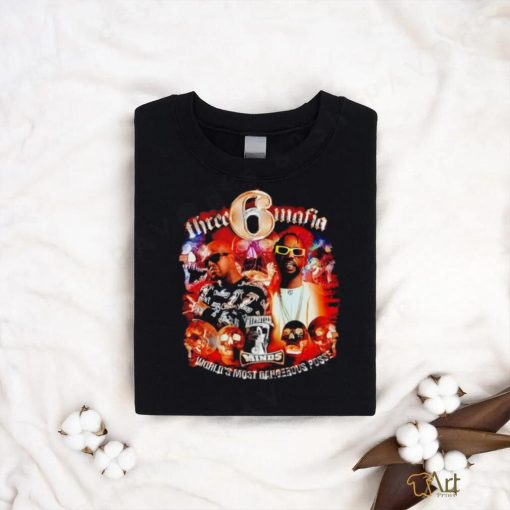 Three 6 Mafia Side 2 Side World’s Most Dangerous Posse shirt