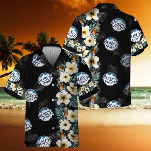 Busch Light Tropical Floral Hawaiian Shirt