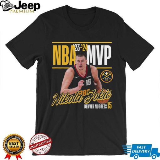 Nikola Jokic Denver Nuggets Fanatics Branded 2024 NBA MVP Drive & Kick T Shirt