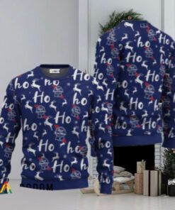 Pabst Blue Ribbon Ho Ho Ho Christmas Sweater