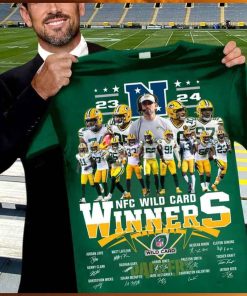 Packers 2023 2024 NFC Wild Card Winner Signature Shirt