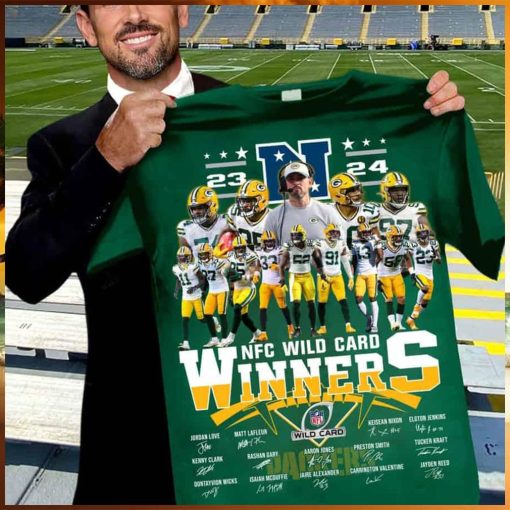 Packers 2023 2024 NFC Wild Card Winner Signature Shirt