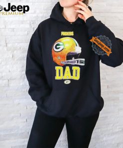 Packers helmet Dad Green Bay logo shirt