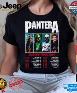 Pantera Europe Tour 2025 shirt