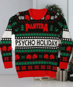 Pantera Psycho Holiday Knitted Ugly Christmas Sweater