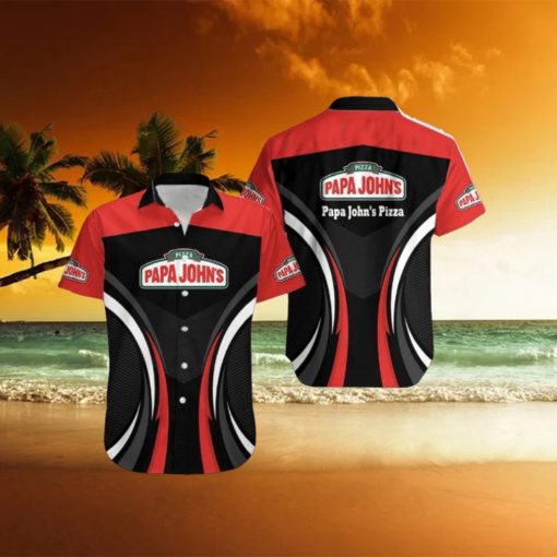 Papa John’s Pizza Resort Logo All Over Print Hawaiian Shirt For Men And Women