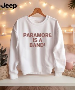 Paramore Is A Band Ladies Boyfriend Shirt