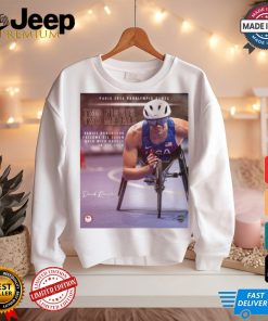 Paris Paralympics 2024 Poster Daniel Romanchuk Two Nights Two Medals Signature t shirt