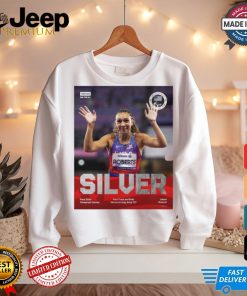 Paris Paralympics 2024 Poster Jaleen Roberts Silver Medal Long Jump T37 t shirt