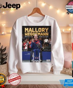 Paris Paralympics 2024 Poster Mallory Weggemann Signature Women’s 200m Im Sm7 Gold Medal t shirt