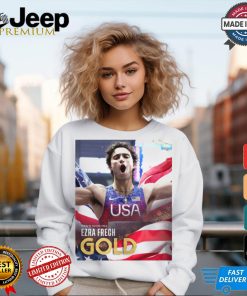 Paris Paralympics 2024 Poster Men’s 100M T63 Ezra Frech Gold Medal t shirt