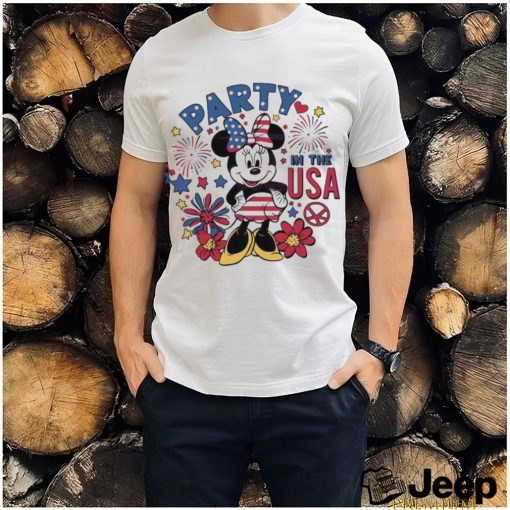 Party in the usa cute minnie mouse 2024 shirt