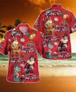 Passaic, New Jersey, Passaic Fire Department Christmas Hawaiian Shirt Special Edition Aloha Shirt