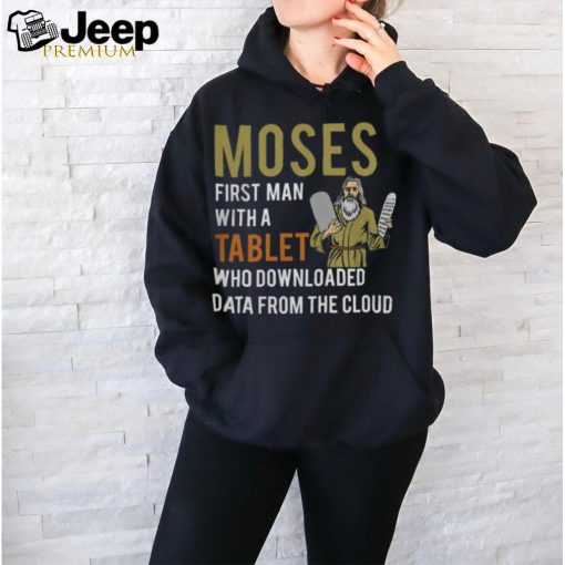 Passover Moses Tablet Data Cloud T Shirt