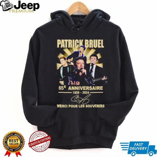 Patrick Bruel 65th anniversary 1959 2024 thank you for the memories shirt