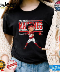 Patrick Mahomes Kansas City Chiefs cartoon signature shirt