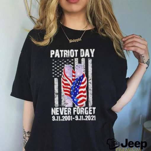 Patriot day never forget 9 11 20th anniversary shirt