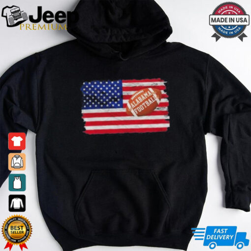 Patriotic Usa Flag Alabama Football Season Party Softstyle CVC Shirt
