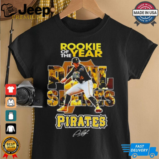 Paul Skenes Pittsburgh Pirates Rookie of the year signature shirt