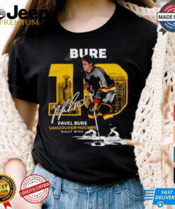 Pavel Bure 10 Vancouver Canucks hockey signature shirt