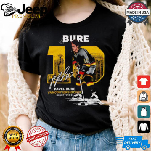 Pavel Bure 10 Vancouver Canucks hockey signature shirt