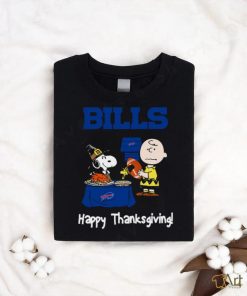 Peanuts Buffalo Bills Football Happy Thanksgiving T Shirt