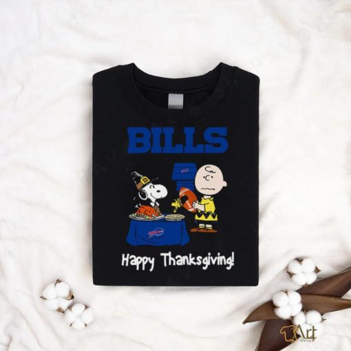 Peanuts Buffalo Bills Football Happy Thanksgiving T Shirt