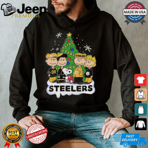 Peanuts Character X Pittsburgh Steelers Merry Christmas 2024 Shirt