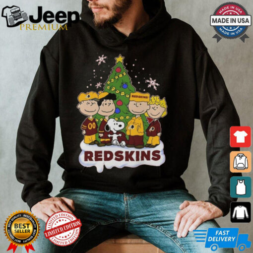 Peanuts Character X Washington Redskins Merry Christmas 2024 Shirt