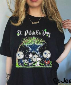 Peanuts Characters Dallas Cowboys Happy St Patrick’s Day Shirt