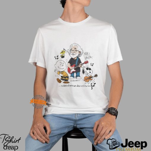 Peanuts Characters Dancing X Jerry Garcia Shirt