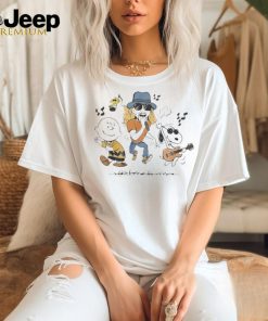 Peanuts Characters Dancing X Kid Rock Shirt