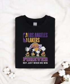 Peanuts Characters Los Angeles Lakers 2024 Forever Not Just When We Win Shirt