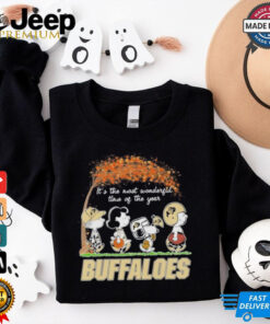 Peanuts Characters X Colorado Buffaloes It’s The Most Wonderful Time Of The Year Shirt