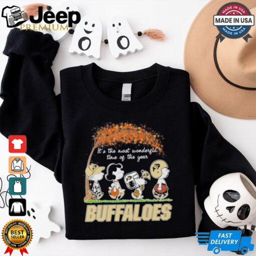 Peanuts Characters X Colorado Buffaloes It’s The Most Wonderful Time Of The Year Shirt