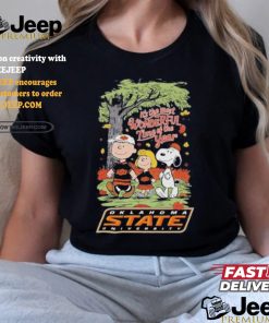 Peanuts Characters X Oklahoma State Cowboys It’s The Most Wonderful Time Of The Year Shirt