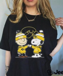 Peanuts Charlie Brown And Snoopy Friends Iowa Hawkeyes Basketball Shirt